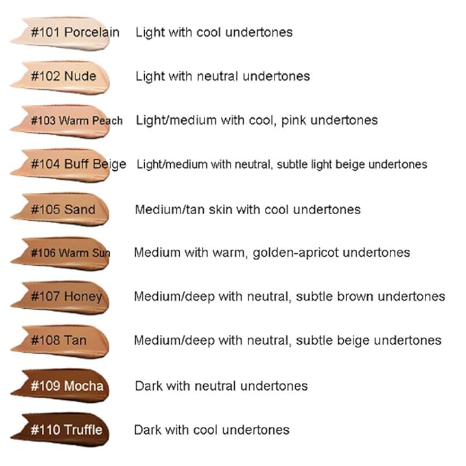2Pcs Liquid Foundation Full Coverage 24HR Matte Oil Control Concealer 30ml (Nude & Buff Beige) with Kabuki Foundation Brush Flat Top (1pcs-103)-Velvo Beauty