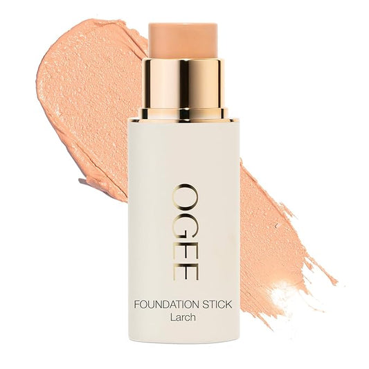 Ogee Sculpted Complexion Foundation Stick (Larch 2.25C - Light Medium, Beige Undertones) Full Coverage Foundation Makeup - Instantly Balance & Even Complexion - 70% Organic Ingredients-Velvo Beauty