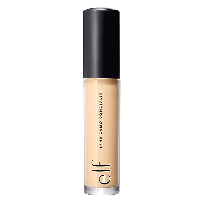 e.l.f. 16HR Camo Concealer, Full Coverage, Highly Pigmented Concealer With Matte Finish, Crease-proof, Vegan & Cruelty-Free, Fair Warm, 0.203 Fl Oz-Velvo Beauty