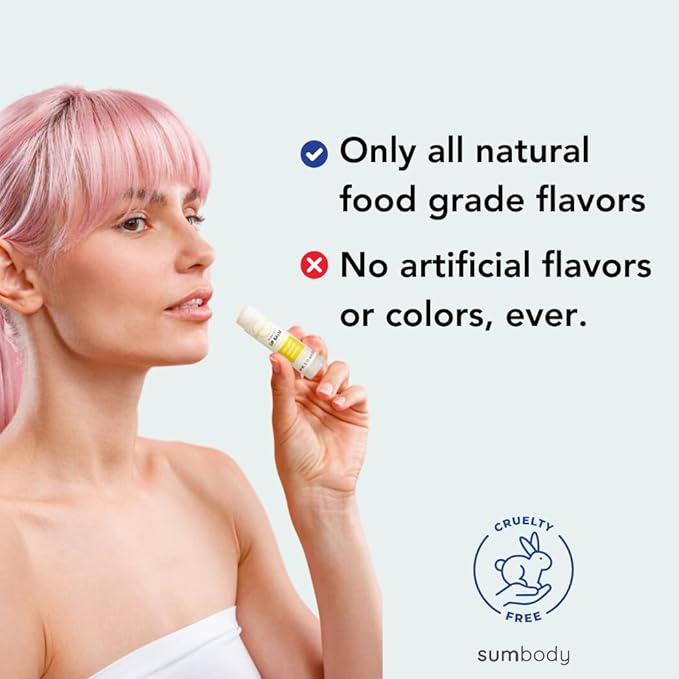 Lip Balm Beeswax Gift Set -Assorted Flavors, Shea & Coconut Butters Nourishing Soothing Lip Moisturizer for Dry Cracked Chapped Lips, Made in USA 100% Natural Ingredients, for women Men kids-Velvo Beauty