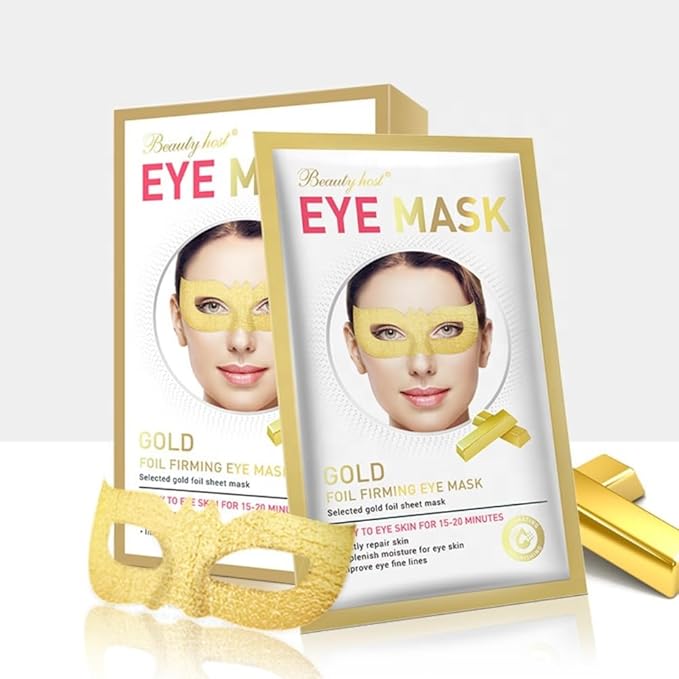 Generic 24 K Gold Eye Mask Puffy Eyes and Dark Circles Treatment Relieve Pressure and Reduce Wrinkles, Revitalize and Refresh Your Skin-Velvo Beauty