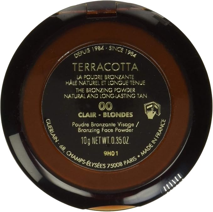 Guerlain Terracotta The Bronzing Powder, No. 00 Clair/Light Blondes, 0.35 Ounce-Velvo Beauty
