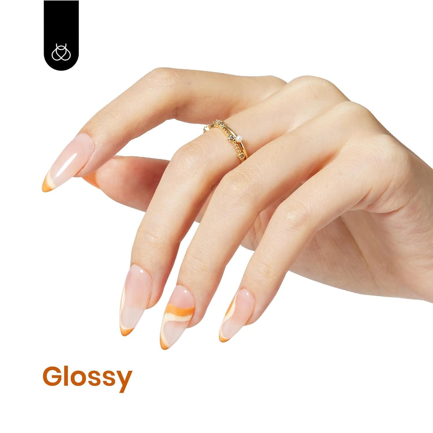 Beetles Burnt Orange Gel Nail Polish, 15Ml Light Persimmon Polish Orange Nail Polish Gel Tropical Soak Off Uv Led Nail Lamp Manicure Salon Diy at home Gift for Women-Velvo Beauty