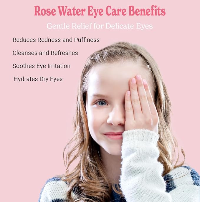 Natural Born Oils 8oz Rose Water Hydrosol, 100% Pure and Natural, Organic, Steam-distilled, Facial Toner Cleanser, with Sprayer, 8-Rose-Water-Velvo Beauty