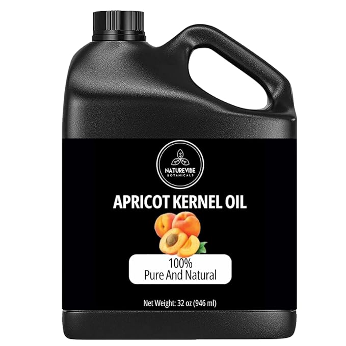Naturevibe Botanicals Apricot Oil 32 Ounces | 100% Pure and Natural | Great for Skin Care and Hair Care-Velvo Beauty