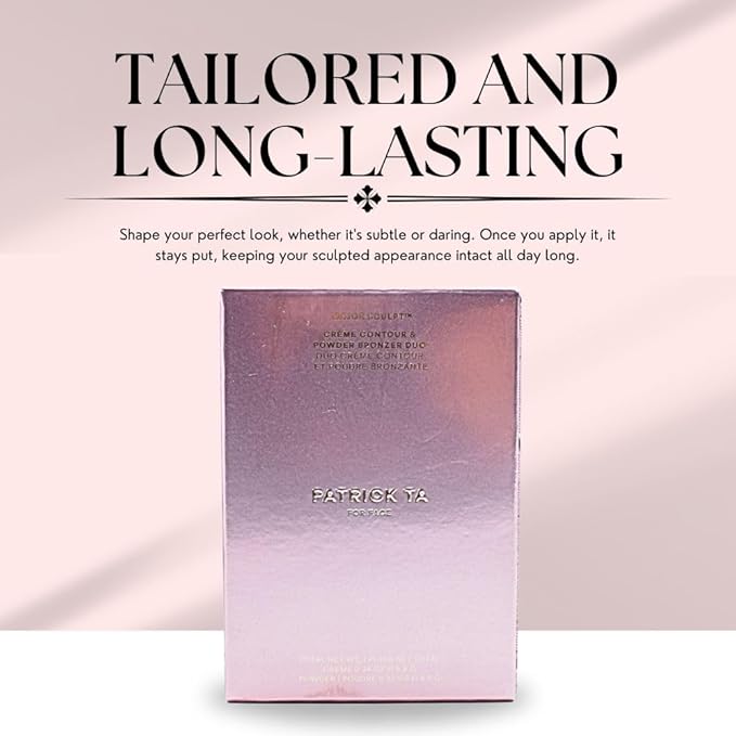 PATRICK TA Major Sculpt Crème Contour & Powder Bronzer Duo She's Statuesque-Velvo Beauty
