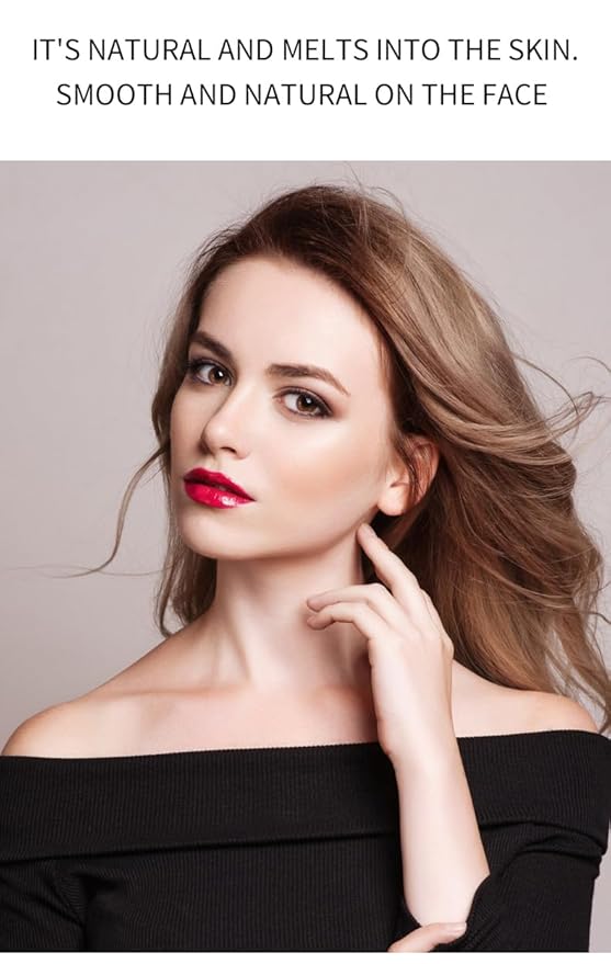 Multi-Use Makeup Blush Stick, Cream Blush Stick, Tinted Solid Moisturizer Stick for Cheek & Eyes & Lips, Waterproof Natural Nude Makeup, Suitable for All Skin (3#Coral Orange)-Velvo Beauty