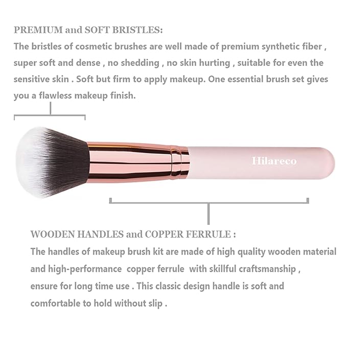PHOERA Foundation, Full Coverage Foundation, PHOERA Primer, PHOERA Powder, PHOERA Makeup Set, Kabuki Makeup Brushes Foundation Brush Powder Brush,2 Pcs Makeup Sponge (105 Sand+111 Chestnut)-Velvo Beauty