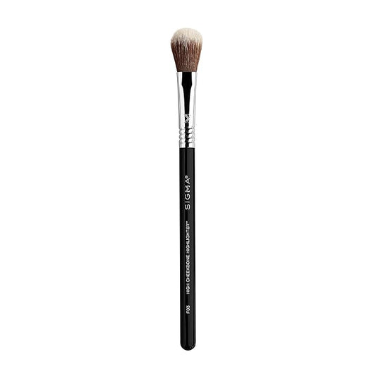 Sigma Beauty Professional F03 High Cheekbone Highlighter™ and Contouring Synthetic Face Makeup Brush with Sigmax® fibers for Buffing and Highlighting Nose, Chin and Cheekbones-Velvo Beauty