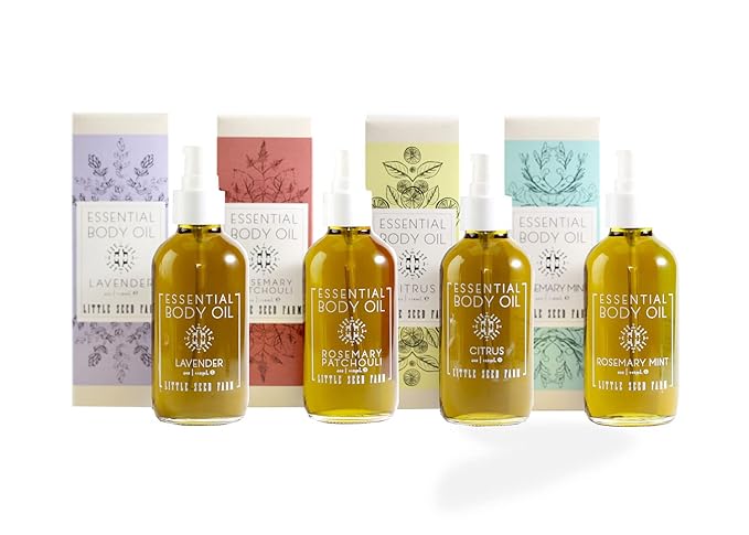 Little Seed Farm Essential Body Oil, Lavender, 4.0 Ounce-Velvo Beauty