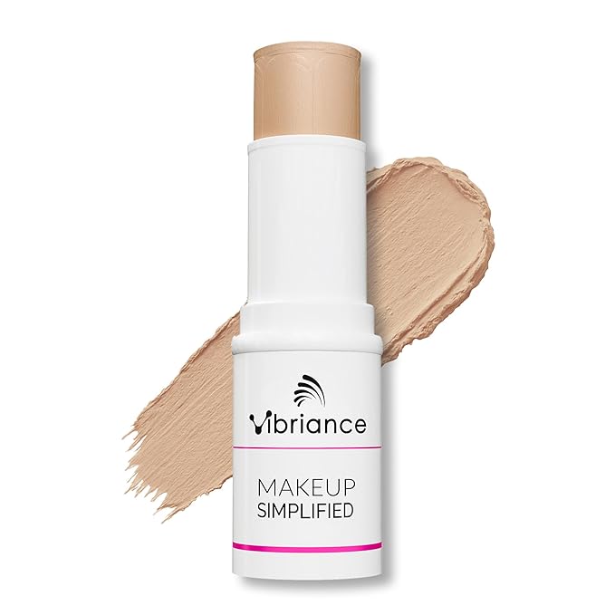 Vibriance Complexion Sticks - Foundation for Mature Skin - Sheer, Buildable Coverage Face Makeup Foundation for Older Women - 3-in-1 Base, Contour, Concealer - Beige-Velvo Beauty