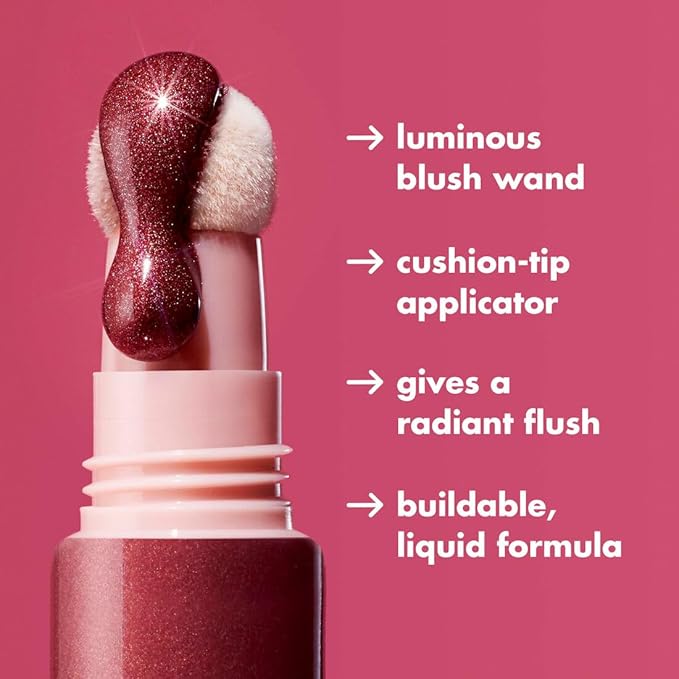 e.l.f. Halo Glow Blush Beauty Wand, Liquid Blush Wand For Radiant, Flushed Cheeks, Infused With Squalane, Vegan & Cruelty-free, Pink-Me-Up-Velvo Beauty