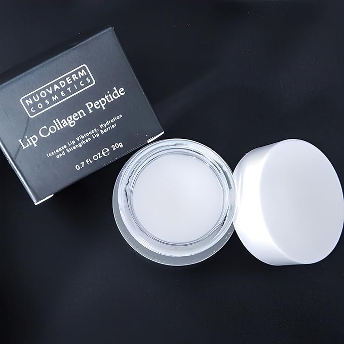 SLT Hydrating Lip Mask - Vegan Lip Collagen Sleeping Mask Soft and Supple Lips - Moisturizing Lip Balm with Peptide Complex for Lip Wrinkles Repair, Overnight Lip Treatment for Cracked Lips-Velvo Beauty