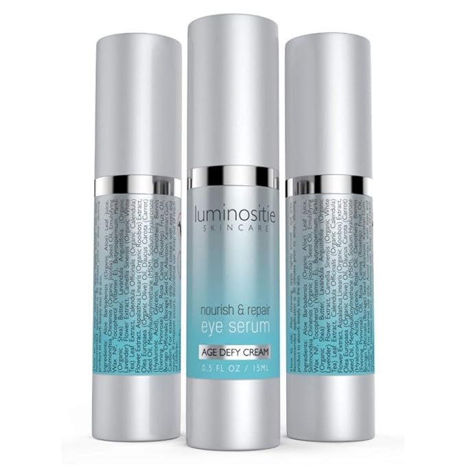 Under Eye Brightener Serum for Puffy Eyes & Dark Circles - Hydrating, Anti Aging, Under Eye Serum - Fast Absorption & Lightweight Finish-Velvo Beauty