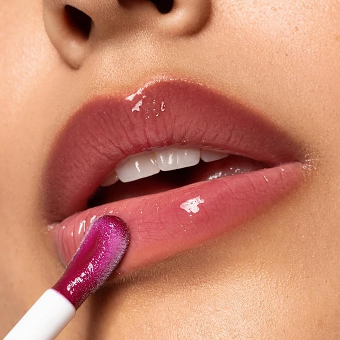 Karuna Skin - Tinted Lip Oil, Soothing & Moisturizing Lip Products with Peptides, Antioxidants, Hydrating Flattering Vegan Lip Tint, Grow, 4.8 mL/0.16 fl. oz-Velvo Beauty