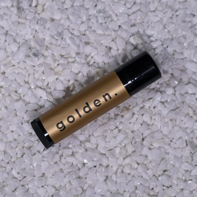 Golden Grooming Co. Lip Balm Set for Men - Soothing & Moisturizing Lip Balms for Dry, Cracked, Chapped Lips - Infused with Aloe Vera & Vitamin E - Vanilla Scent - Pack of 10-Velvo Beauty