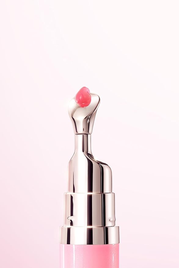 Hydrating Brightening Lip Serum, Nourishing Hydration Tinted Lip Stain, Plumping Lip Gloss with Polypeptide Squalane (01 Baby Pink)-Velvo Beauty