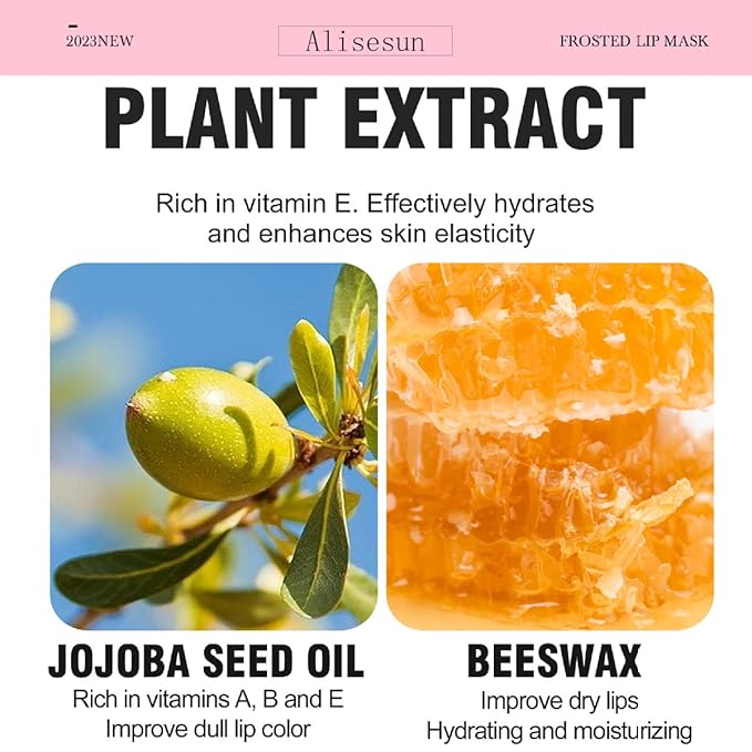 Lip Scrub & Lip Mask Lip Care Kit, Exfoliating Lip Scrub with Double Effect, Repair Lip Mask for Repairs Dry & Cracked & Chapped & Peeling Lips, Lip Care Gift for Women Girl-Velvo Beauty