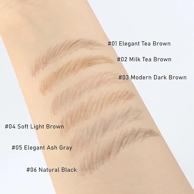 Eyebrow Pencils for Women,1Pack Micro Brow Pencil Waterproof Smudgeproof,Ultra-Precise Tip,Gray Eyebrow Pencil for Older Women,Built-In Spoolie Brush,05 Elegant Ash Gray.-Velvo Beauty