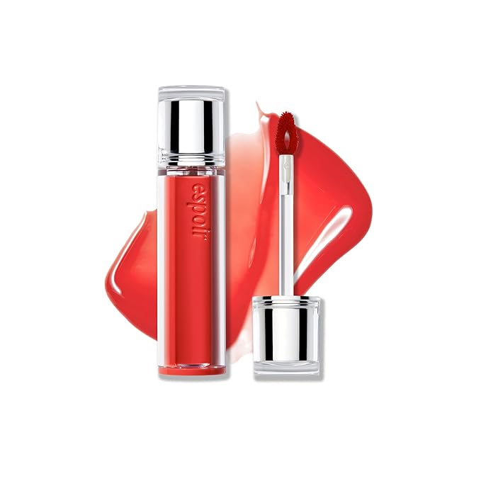 Espoir Couture Lip Tint Glaze #16 Marmalade 0.14oz | Volumizing Lip Stain with Syrupy Shine | Long-Lasting & Vibrant Color for Radiant Lip Look | Moisturizing & Glossy Lip Tint | Korean Lip Makeup-Velvo Beauty