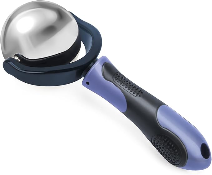 Cold Massage Roller Ball, Cold Therapy Relief, Portable Fitness Ice Roller Ball with Handle, Great Tool for Back/Neck Pain (Blue)-Velvo Beauty