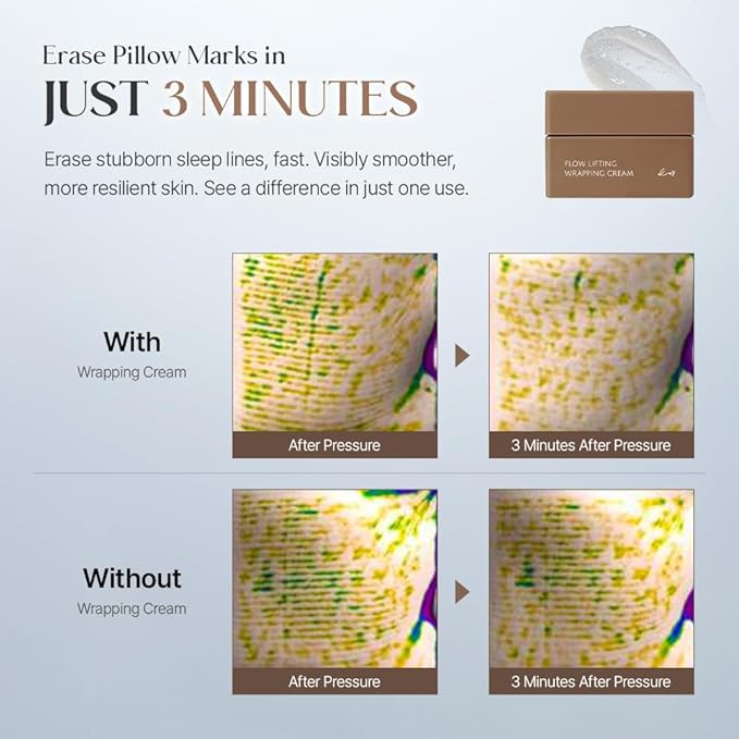 KOY Flow Lifting Wrapping Capsule Cream - Collagen Face Moisturizer For Anti-Aging & Hydration - Visibly Firm Skin with Volufiline Capsule - Travel Kit- Korean Skin Care 1.69 fl.oz-Velvo Beauty