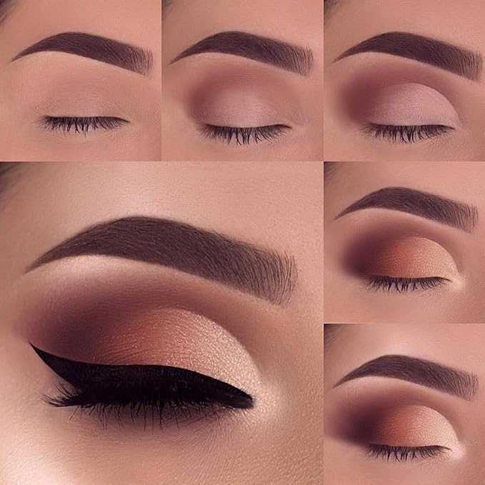 Professional Shader Eyeshadow Brush, EIGSHOW Flat Tapered Blending Brush with Dense Soft Bristles for Eye Shadow Application, for Cream Powder (E801)-Velvo Beauty