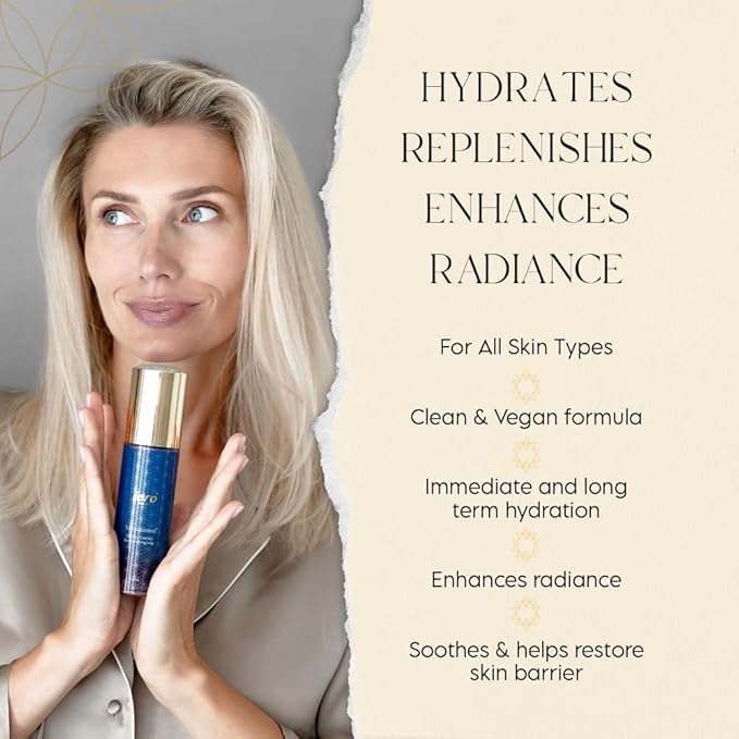 ieró Beauty Lavender, Chamomile & Frankincense Replenishing Facial Mist | Hydrating Toner | Calming, Restorative Hydrolat Essence | Strengthens Skin Barrier & Soothes Redness | Non-Comedogenic, Vegan-Velvo Beauty