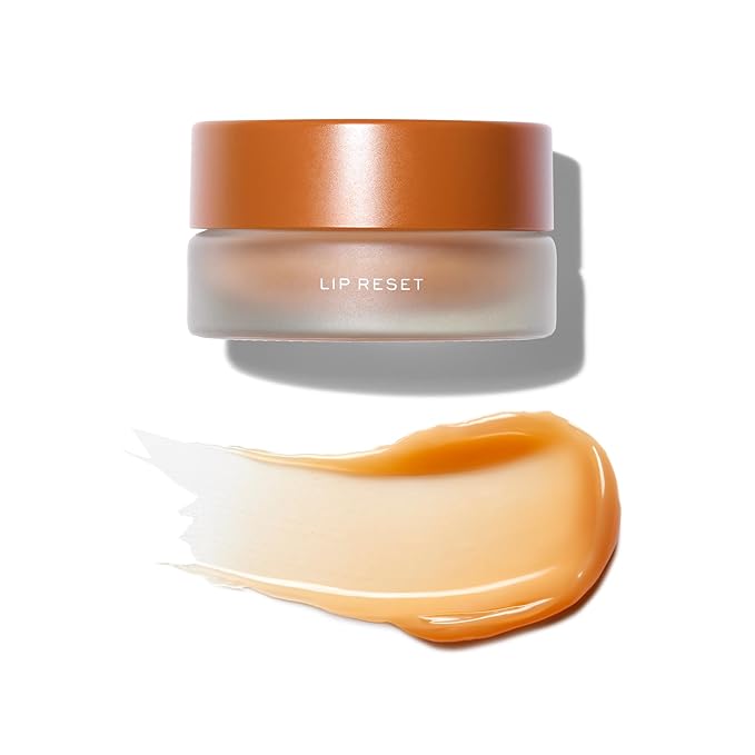 MAKE Beauty Lip Reset Overnight Lip Mask. Nourishing, Hydrating Lip Treatment for Dry, Flaky Lips. Plumps, Softens, and Smooths. Celestial Caramel Flavor-Velvo Beauty
