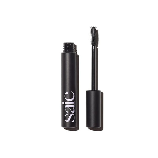 Saie Mascara 101 - Lash Lengthening Mascara for Thick, Bold, Lifted Lashes - Buildable Eye Makeup Formulated to Strengthen and Condition with Rich Nutrients - Black (0.31 oz)-Velvo Beauty
