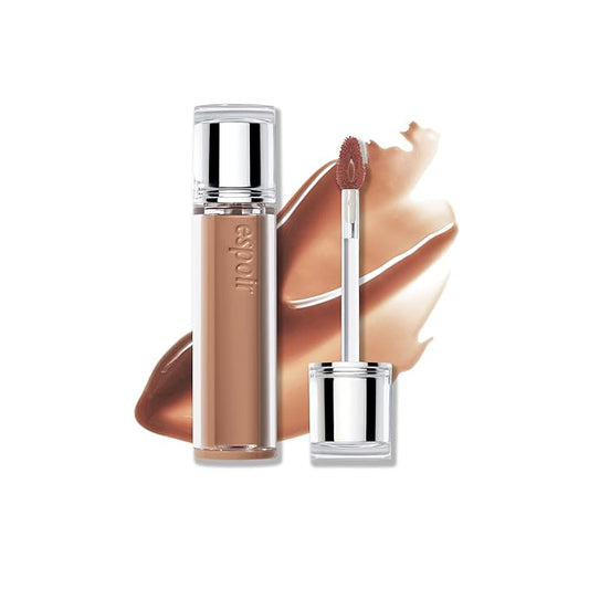 Espoir Couture Lip Tint Glaze #18 Tonka 0.14oz | Volumizing Lip Stain with Syrupy Shine | Long-Lasting & Vibrant Color for Radiant Lip Look | Moisturizing & Glossy Lip Tint | Korean Lip Makeup-Velvo Beauty