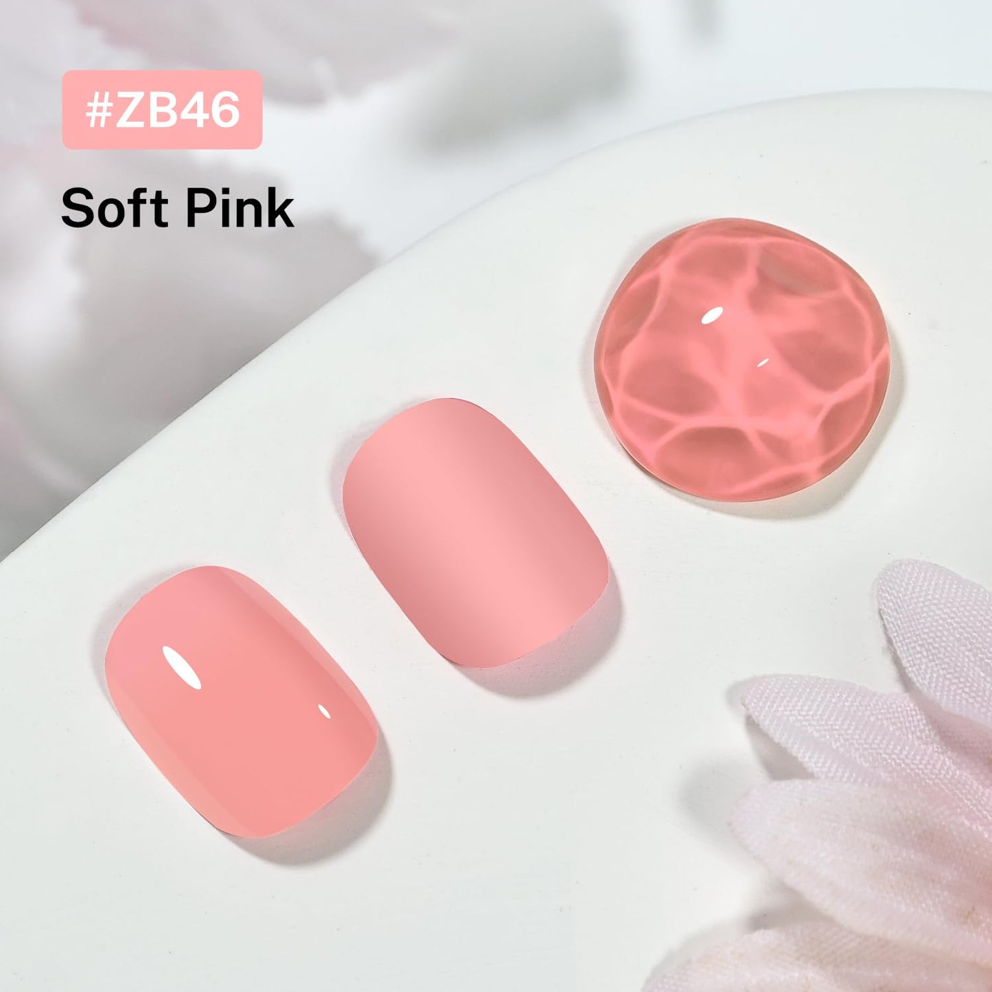16.5ml Soft Pink Nail Polish Large Volume Quick Dry Nail Polish, Long Lasting Shine, Fingernail Toenail Nail Art DIY Home Travel Nail Art Gift-Velvo Beauty