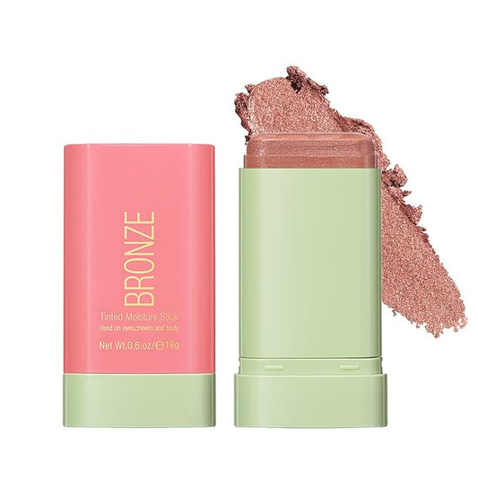 Blush Stick, Cream Blush Stick for Cheeks & Lips, Blendable Long-Lasting Multi-Use Contour Stick & Highlighter Makeup (WARM GLOW)-Velvo Beauty