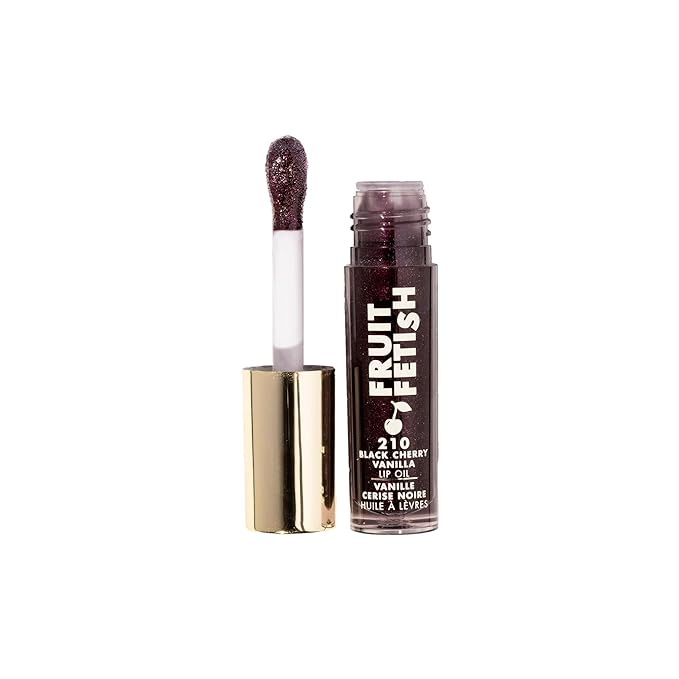 Milani Lip Oil with Vitamin E for Instant Hydration, Fruit Extract Infused Lip Treatment and Moisturizing Lip Gloss - Black Cherry Vanilla-Velvo Beauty