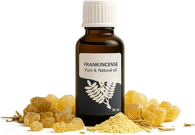 Roots & Above Pure Natural Frankincense Oil 1.01 oz/30ml for Diffusers, Hair, Skin Care, Face, Body, Massages & Soap and Candle Making-Velvo Beauty