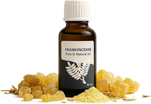 Roots & Above Pure Natural Frankincense Oil 1.01 oz/30ml for Diffusers, Hair, Skin Care, Face, Body, Massages & Soap and Candle Making-Velvo Beauty