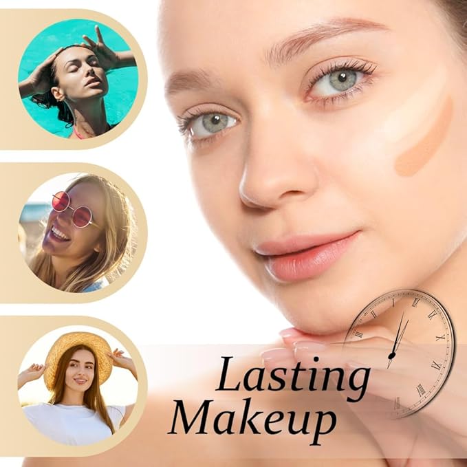 Liquid Primer Set Matte Liquid Full Coverage Oil Control Breathable Invisible Cover Concealer Primer with Face Primer, Makeup Sponge-Velvo Beauty