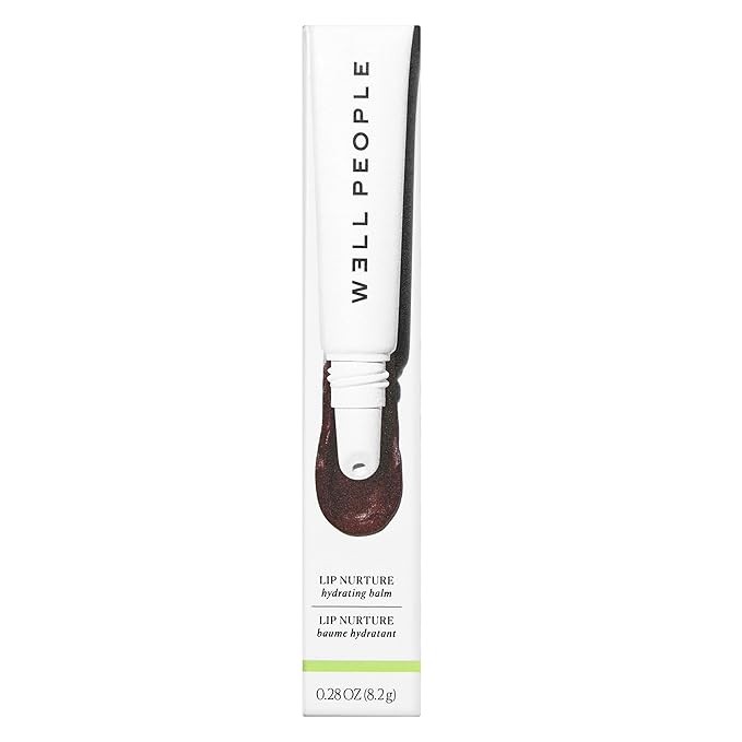 Well People Lip Nurture Hydrating Balm, Lip Balm For Hydration & Vibrant Sheer Color, Soothes & Softens Lips, Vegan & Cruelty-free, Black Cherry-Velvo Beauty