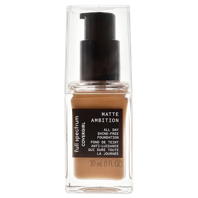 COVERGIRL Matte Ambition, All Day Foundation, Tan Cool 2, 1.01 Ounce-Velvo Beauty