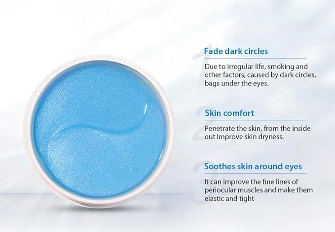 PURABEAUTY Advanced Eye Treatment Mask, Anti-Aging, Reduce Wrinkles and Fine Lines, Under Eye Treatment For Dark Circles, Under eye Mask For Puffiness- 60 PCs-Velvo Beauty