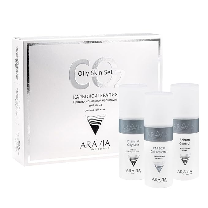 Carboxytherapy CO2 Oily Skin Set, Aravia-Velvo Beauty
