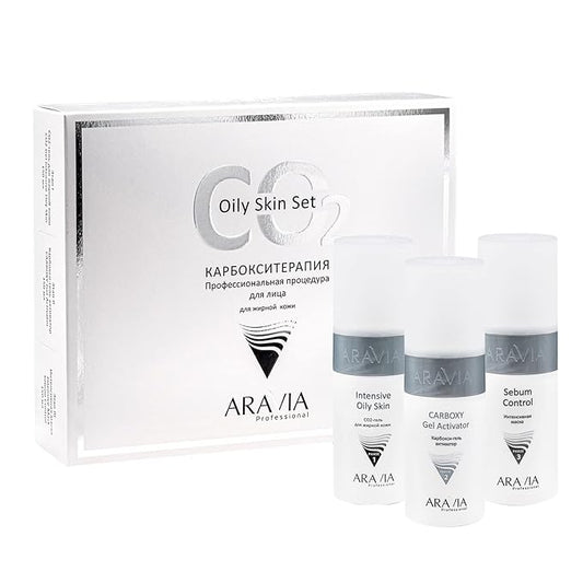 Carboxytherapy CO2 Oily Skin Set, Aravia-Velvo Beauty