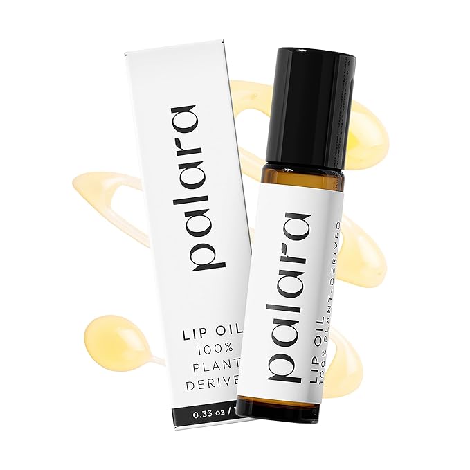 Lip Oil | 100% Plant-Derived & Vegan | Hydrating & Nourishing Lip Care with Squalane | 4-Ingredient Lip Oil Formula for Dry Lips | Lip Moisturizer Rich in Antioxidants and Vitamins | 0.33 oz-Velvo Beauty