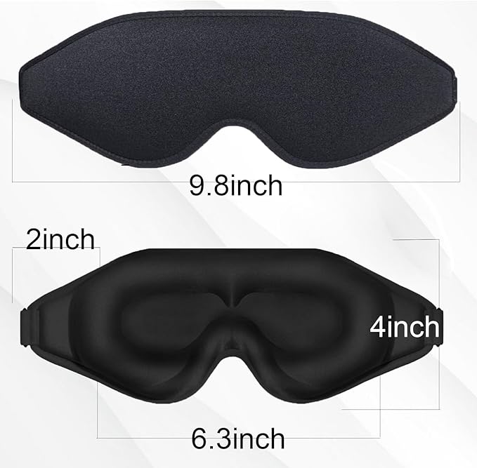Eye Mask for Lash Extensions, Sleep Mask for Lash Extensions, Zero Eye Pressure 3D Contoured Lash Extension Sleep Mask-Velvo Beauty