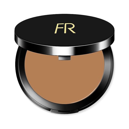 Cream To Powder Foundation by Flori Roberts, Full Coverage for Women of Color or Deeper Skin Tones, Long Lasting Makeup, Matte Finish, Covers Uneven Complexion and Hides Imperfections, 0.30 oz-Velvo Beauty