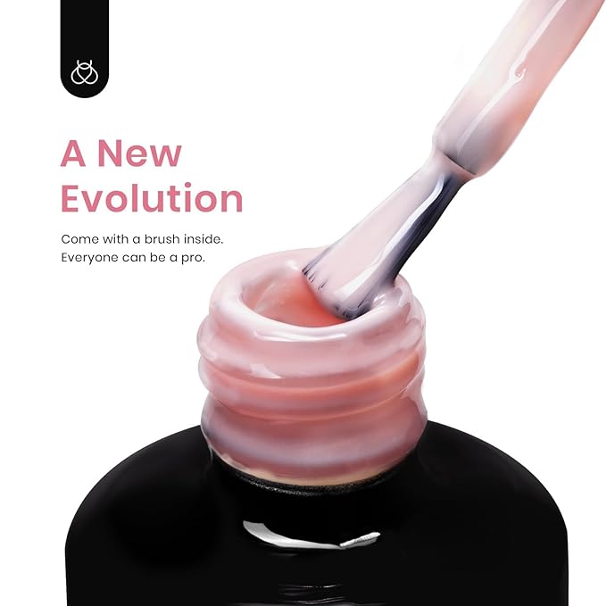 Beetles Builder Gel for Nails, 7 in 1 Pink Building Nail Gel Baby Pink Color Shy Blush Strengthener Gel for Nails Builder Apex & Extension Beauty Gift Sets for Women-Velvo Beauty