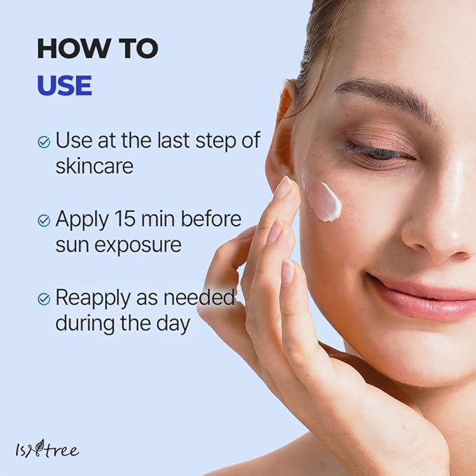 ISNTREE Hyaluronic Acid Daily Sun Gel 50ml, 1.69 fl oz | SPF 30 | Korean Skincare | Moisturizing | No White Cast | Lightweight | Mild Formula | Daily SPF | Korean Sunscreen | Broad Spectrum-Velvo Beauty