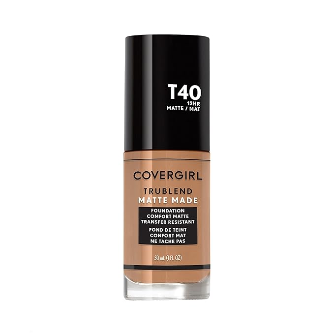 COVERGIRL TruBlend Matte Made Liquid Foundation, Sun Beige-Velvo Beauty