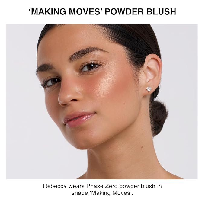 Makeup Powder Blusher - "Making Moves" - 4g / 0.141oz - Pigmented, Lightweight Powder Blushes for a Radiant, Natural Glow-Velvo Beauty