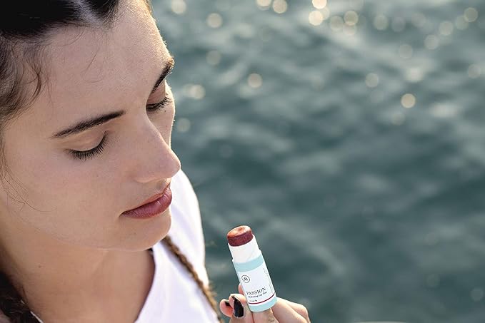 Coconut Matter Lip Balm – Handmade Vegan Coconut Lip Balm with Peach/Red Tint - Hydrating Lip Balm with Natural Coconut Oil, PASSION-Velvo Beauty